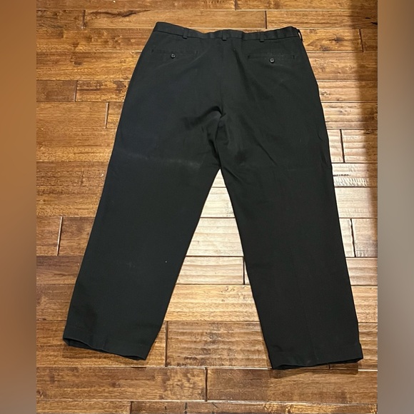 Black Brooks Brothers "Advantage Chino Elliot" twill cuffed pants, w38 L32 EUC - Picture 2 of 3
